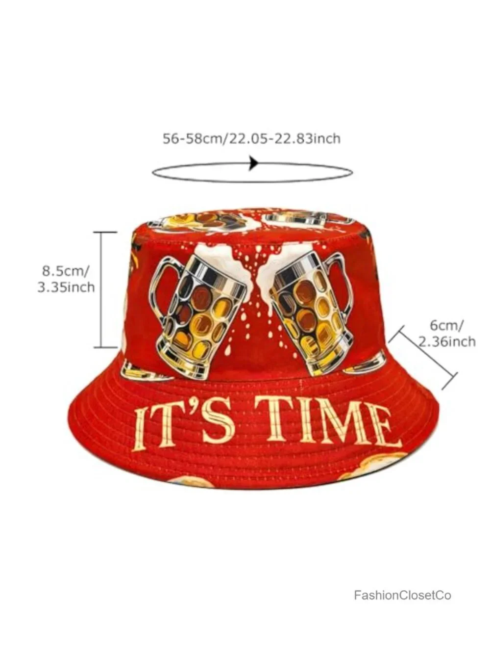 Reversible Packable Bucket Hat Summer Travel Sun Cap